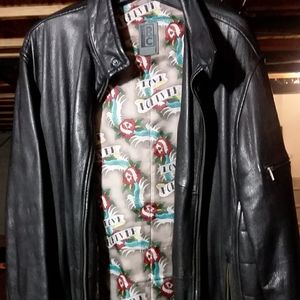 Leather  jacket